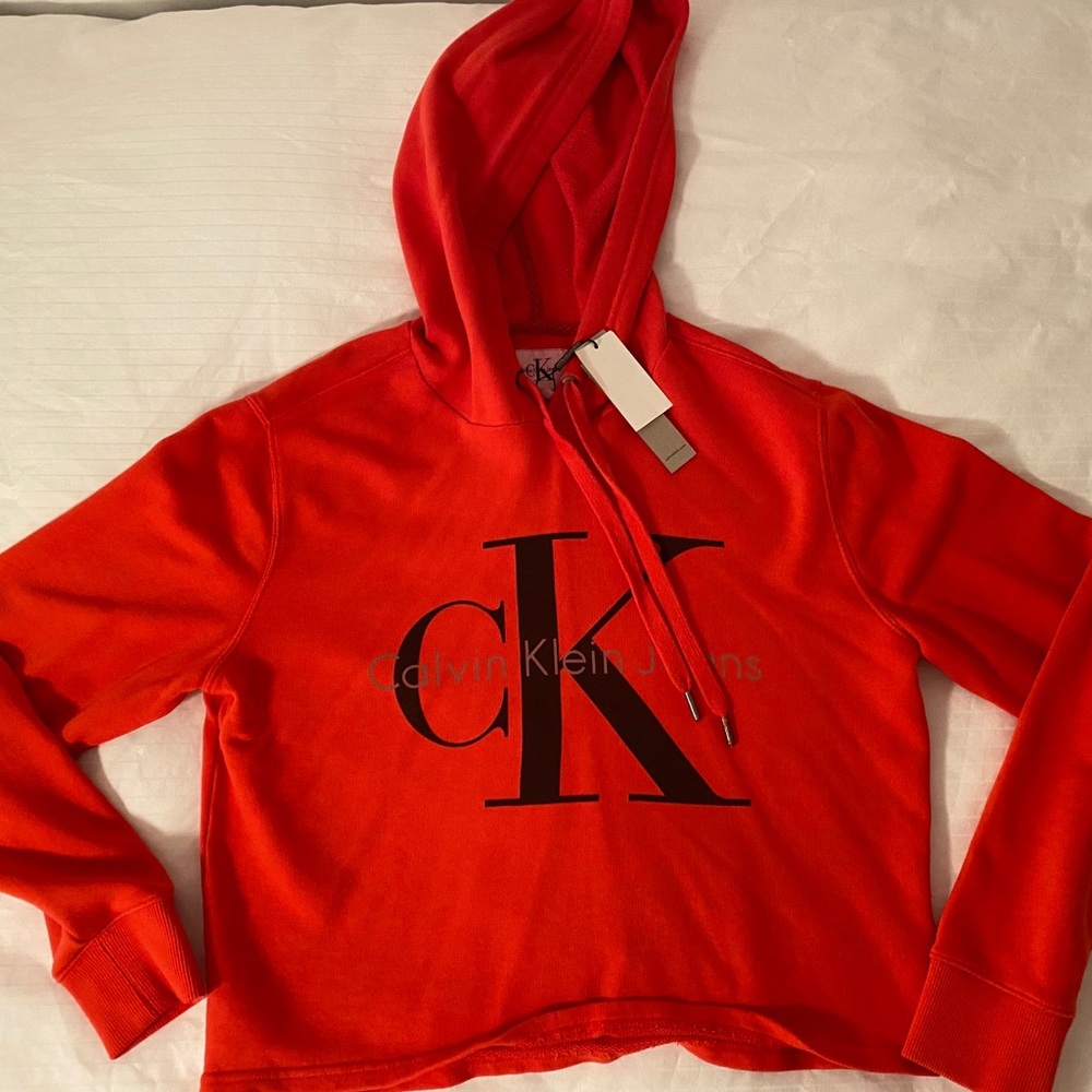 Red/Orange Calvin Klein Sweatshirt